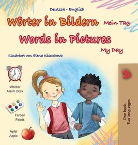 Words in Pictures - My Day (German English Bilingual Children's Book) by Kidkidd - Picture 1 of 1