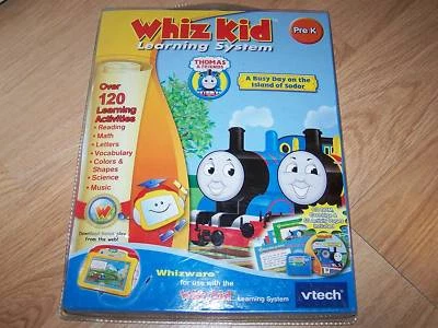 Vtech Whiz Kid Learning System Whizware Thomas & Friends Train Math Letters New - Image 1 of 2
