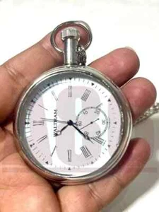 Antique LOOK Brass watch WORKING pocket Collectible Brass Pocket Watch - Picture 1 of 4