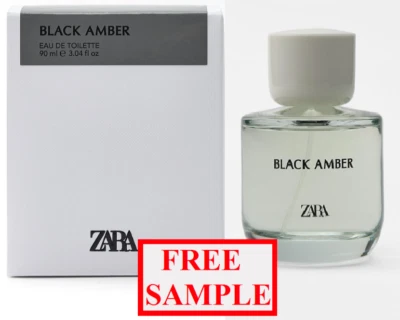 Perfume Zara Negro Ámbar Perfume Fragancia Primavera Verano Invierno Mujer + Muestra Foto 1 de 2