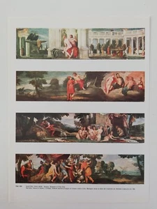 Clipping Ritaglio Illustrazione VERONESE Quattro Spalliere - Picture 1 of 1