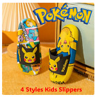 Pokemon kids Summer Flip-flops / Thongs Indoor Cartoon Slippers w Non-slip Sole