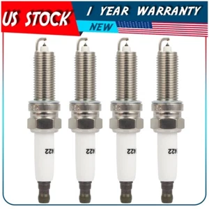 4X Iridium Spark Plugs SILZKR8E9G For Hyundai Sonata Santa Fe Kia Optima 2.0L - Picture 1 of 6