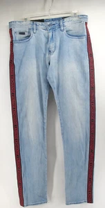 Armani Exchange A|X J13 Men's Slim Fit Signature Strip Stretch Cotton Jeans 33 - Picture 1 of 15