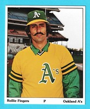 1975 SSPC Puzzle Backs Rollie Fingers Oakland Athletics A's (KCR)