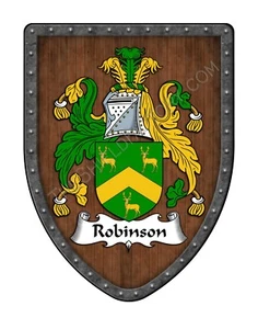 Escudo de armas personalizado Robinson Family Crest, escudo de pared colgante SH503PDGHG - Imagen 1 de 3