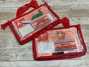 (2) Write & Wipe Activity Sets - Tracing Letters And Numbers - Learning Center - Picture 1 of 8