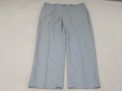 Callaway 裤子男式 36x30 灰色直筒休闲斜纹布 100% 聚酯纤维 36 — 第 1/4 张图片