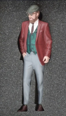 Boneco Atlantic Case "Alexander" 1/43 pintado à mão em resina - Exibição de carros fundidos - Imagem 1 de 3