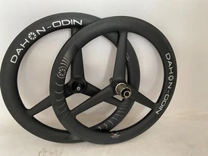20inch 406 25mm tubeless carbon 3 spoke wheels bicycle carbon road DAHON wheel - Picture 1 of 9