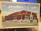 M1 Vintage Old OHIO Postcard Zanesville Municipal Auditorium Robert Secrest Hall
