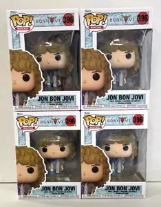 Funko Pop! Rocks Jon Bon Jovi (1980er) #396 Menge 4 Vinyl Figuren Neu im Karton - Bild 1 von 3