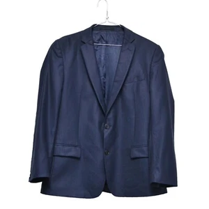 Versace Collection Silk Wool Men’s Blue Navy Sport Coat Blazer Size 52 - Picture 1 of 12