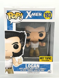 Funko Pop! No. 193 Logan Bobblehead Marvel X-Men Hot Topic Exc. New In Box - Picture 1 of 21