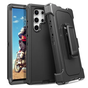 Shockproof Case For Samsung Galaxy S22 Ultra Rugged Cover + Belt Clip Otterbox - Picture 1 of 10