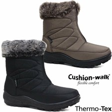 cushion walk ankle boots