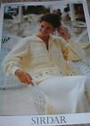 Original Sirdar Knitting Pattern Lady's DK Jacket with Optional Embroidery 9077
