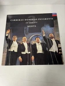Carreras Domingo Pavarotti in concert Mehta 1990 LP - Vinyl Record Mint Cover EC - Picture 1 of 5
