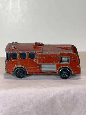 1969 Matchbox Lesney Merryweather Fire Engine No 35 Superfast Diecast England - Image 1 of 4