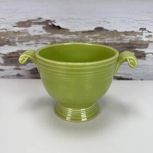 Fiestaware Vintage Chartreuse Verde Azucarero Fiesta HLC WV EE. UU. 1950’s Sin Tapa - Imagen 1 de 7