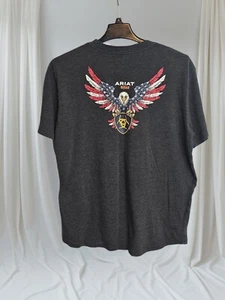 Ariat Rebar American Flag Eagle Herren XL T-Shirt Pocket Tee - Bild 1 von 6