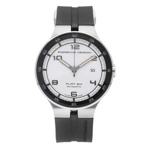 Reloj para hombre Porsche Design Flat Six 44 mm automático esfera blanca P.635042641254 - Imagen 1 de 7