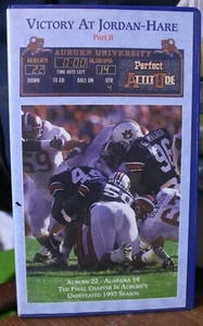 Auburn Football VHS Tape Victory At Jordan Hare War Eagle Tigers - Picture 1 of 2