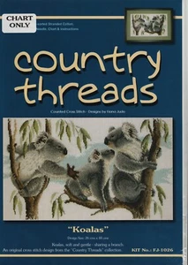KOALAS - Counted x-stitch chart - Country Threads - FJ-1026CHART - 3644 - Picture 1 of 2