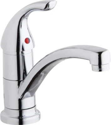 Everyday LK1500CR Single Hole Deck Mount Kitchen Faucet with Lever Handle, Chrom - Image 1 of 4