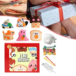 Children's Sewing Kit - Educational Craft Toy , DIY Non-Woven Sewing Fun - Picture 1 of 12