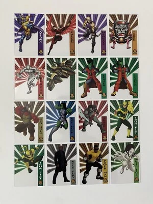 2015 Marvel Fleer Retro SUSPENDED ANIMATION Partial Set Lot Of 16 w/ 3 Variants Foto 1 de 2
