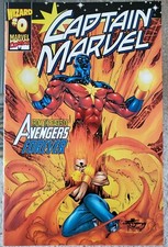Captain Marvel #0 VF/NM 4th Series RARE WIZARD INSERT!!!
