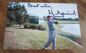 Fotografía autografiada firmada por Hugh Baiocchi 4X6 PGA Tour Golf - Imagen 1 de 3