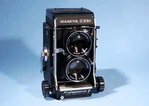 Mamiya C330 Professional F TLR Kamera Sekor 80mm f/2.8 Blue Dot * Top - Bild 1 von 10