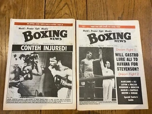 Boxing News 22 August 1975 & 29 August 1975 Ali, Conteh, Teofilo Stevenson RARE - Picture 1 of 1