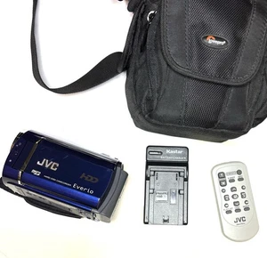 JVC Victor Everio GZ-MG330 Digital Video Camera Camcorder Royal Blue - Picture 1 of 7