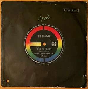 THE BEATLES I Am the Walrus / Hello Goodbye  EMI BRAZIL 1967 MONO 33 RPM  VG+ - Imagen 1 de 2