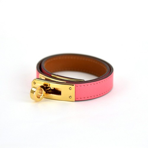 HERMÈS Y0713 Hermes Kelly Dubletour Bracciale in Pelle S Ferramenta Oro per Donna