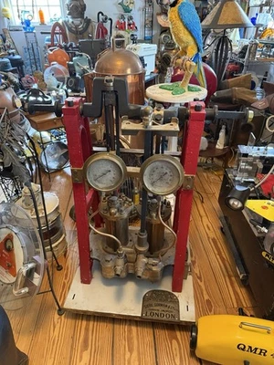 SIEBE GORMAN Bomba de Aire de Buceo Casco de Buceo Antiguo Marítimo De Colección Foto 1 de 4