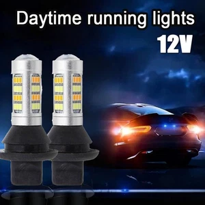 2 Stk Auto LED Tagfahrlicht Blinker Tagfahrleuchten DRL Scheinwerfer Universal - Bild 1 von 16