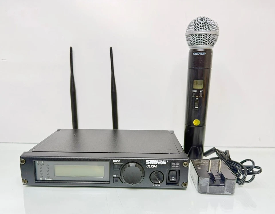 Shure ULXP4 M1 & ULX2-M1 SM58 Wireless Microphone System,  662-698 MHz-M1 - Image 1 of 4