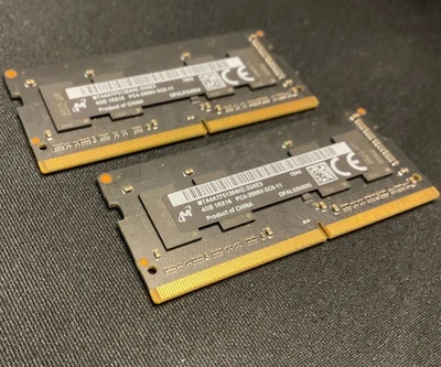 Portátil Micron 8 GB (2x4 GB) RAM PC4-2666V-SC0-11 MTA4ATF51264HZ-2G6E3  Foto 1 de 3