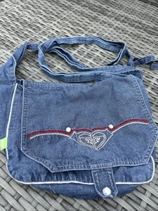 Quicksilver Saddlebag 100% Cotton, blue, Tie handles - Picture 1 of 6