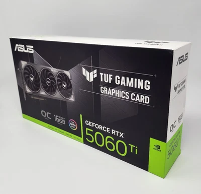 ASUS TUF Gaming GeForce RTX 5060 Ti 16GB GDDR7 OC Edition Nvidia Graphics Card - Image 1 of 4