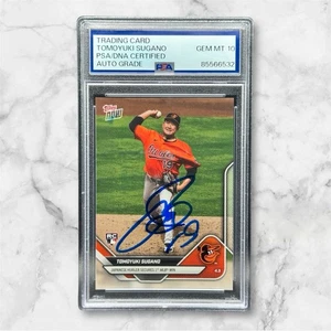 Tomoyuki Sugano Signed 2025 Topps Now Rookie RC #43 PSA 10 AUTO ORIOLES - Picture 1 of 2