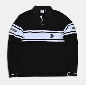 Tango Hotel Collection THC Color Block Rugby Polo Shirt Sweater M NEW $300 - Picture 1 of 4