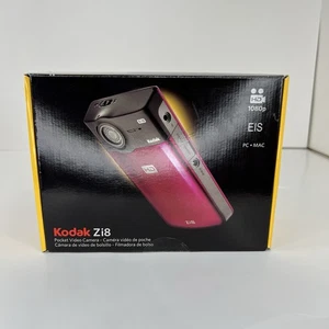 Kodak Zi8 Camcorder Black Compact 1080p HD Pocket Video Camera - Working - Picture 1 of 11