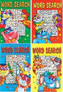 Set Von 4 X Großdruck Wortsuchrätsel Books Kinder 48 Seite Wortsuche Puzzle - Picture 1 of 5
