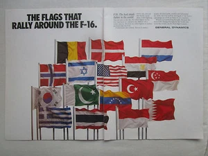 5/1989 PUB GENERAL DYNAMICS F-16 FIGHTING FALCON 17 AIR FORCES ORIGINAL AD - Picture 1 of 1