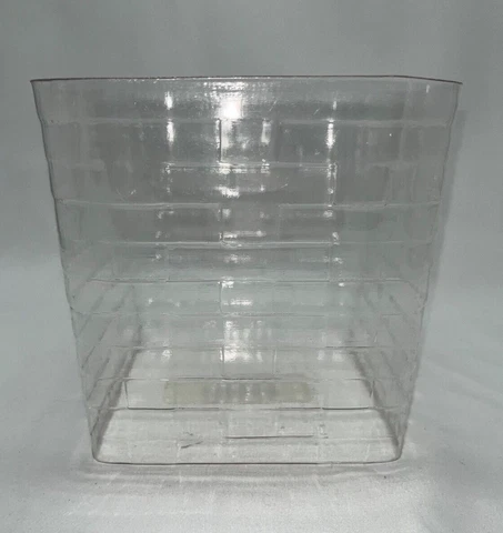 Longaberger Square Tissue Basket Clear Plastic Protector #48491 NO BASKET Cover
